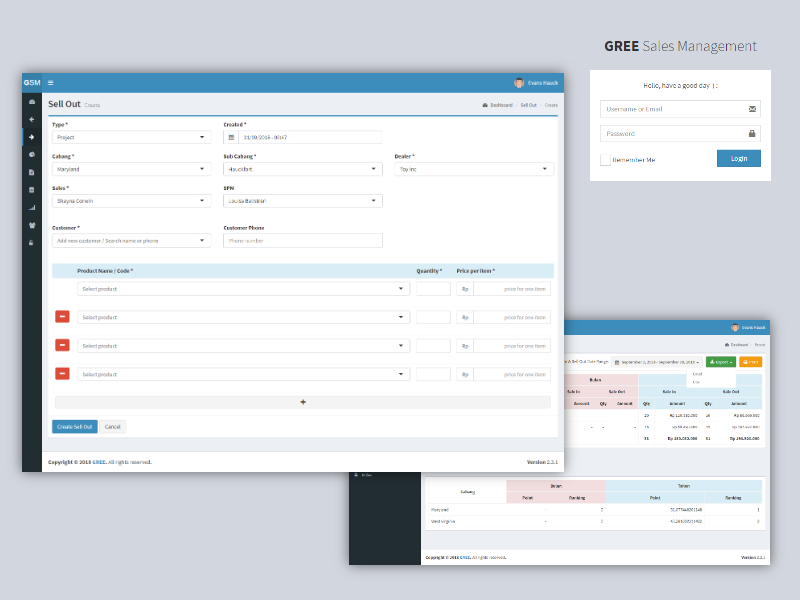 Gree Sales Management